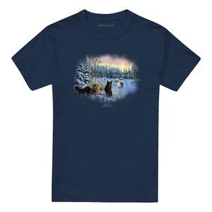 Wild Wings Unisex Adult Wildlife Hunters Moon The Spoils T-Shirt / Navy